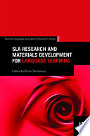 SLA research and materials development for language learning /