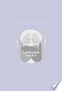 Discursive approaches to language policy /