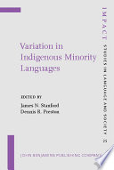 Variation in indigenous minority languages /