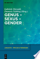 GENUS - SEXUS - GENDER.