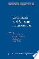 Continuity and change in grammar /