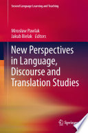 New perspectives in language, discourse and translation studies /