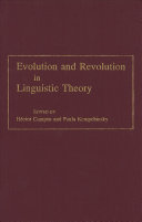 Evolution and revolution in linguistic theory /