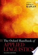 The Oxford handbook of applied linguistics /