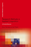 Research methods in applied linguistics : a practical resource /