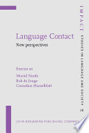 Language contact : new perspectives /