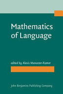 Mathematics of language /