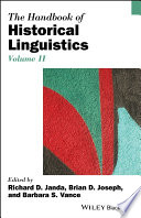 Handbook of historical linguistics /