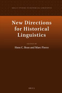 New directions for historical linguistics /