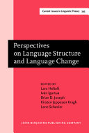 Perspectives on language structure and language change : studies in honor of Henning Andersen /