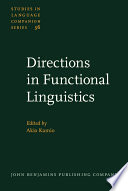 Directions in functional linguistics /