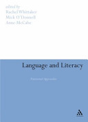 Language and literacy : functional approaches /
