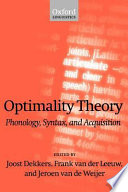 Optimality theory : phonology, syntax, and acquisition /
