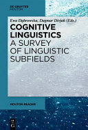 Cognitive linguistics.