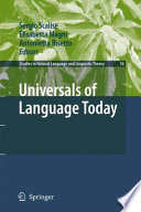 Universals of language today /