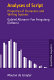 Analyses of script : properties of characters and writing systems /