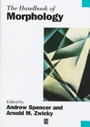 The handbook of morphology /