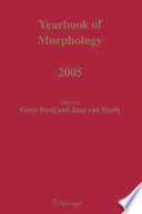 Yearbook of morphology.