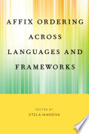 Affix ordering across languages and frameworks /