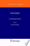 Mass terms : some philosophical problems /