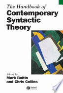 The handbook of contemporary syntactic theory /