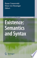 Existence : semantics and syntax /