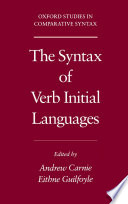 The syntax of verb initial languages /