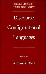 Discourse configurational languages /