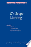 Wh-scope marking /