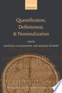 Quantification, definiteness, and nominalization /