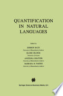 Quantification in natural languages /