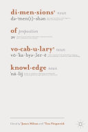 Dimensions of vocabulary knowledge /