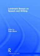 Landmark essays on speech and writing /