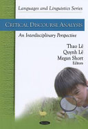 Critical discourse analysis : an interdisciplinary perspective /