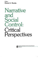 Narrative and social control : critical perspectives /