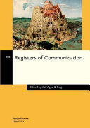 Registers of Communication.