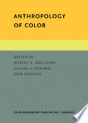 Anthropology of color : interdisciplinary multilevel modeling /