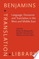 Language, discourse, and translation in the West and Middle East /