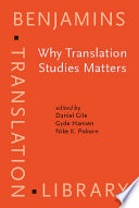 Why translation studies matters /