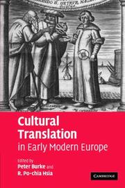 Cultural translation in early modern Europe /