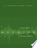 Readings in machine translation /