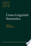Cross-linguistic semantics /