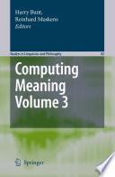 Computing meaning /