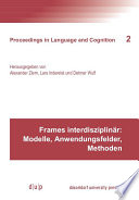 Frames interdisziplinär: Modelle, Anwendungsfelder, Methoden /