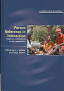 Person reference in interaction : linguistic, cultural, and social perspectives /