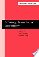 Lexicology, semantics and lexicography : selected papers from the fourth G.L. Brook Symposium, Manchester, August 1998 /