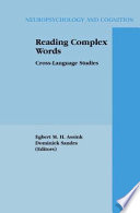 Reading complex words : cross-language studies /