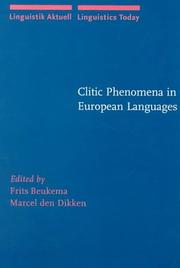 Clitic phenomena in European languages /