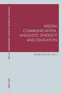 Digital communication, linguistic diversity and education /