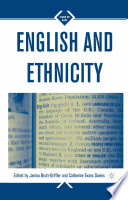 English and Ethnicity /